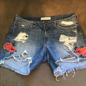 Flying Monkey Demin Shorts